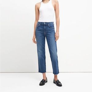 7 for All Mankind HIGH WAIST CROPPED STRAIGHT Size 27